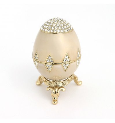 Royal Satin - Ou Faberge - Casetuta cu cristale