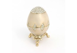 Royal Satin - Ou Faberge - Casetuta cu cristale