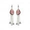 Cercei cu cristale Swarovski "Evening Blush"
