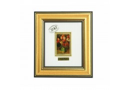 Tablou "Lalele" Renoir - pe foita de aur de 23 Kt.
