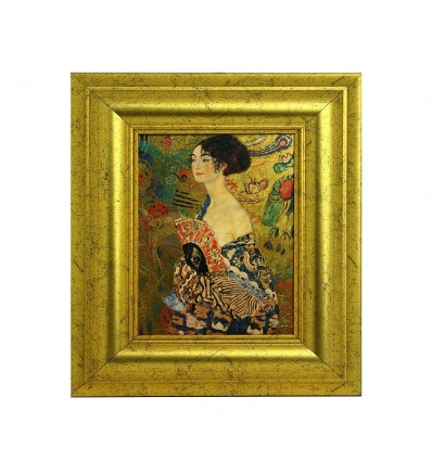 Tablou Doamna cu evantai Klimt