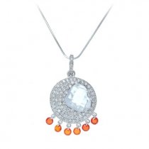 Colier Crystal Heart Glow - PARURE Milano