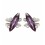 Cercei argint cu cubic zirconia mov