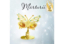 5 Fluturasi cu cristale Swarovski - oferta marturii de botez