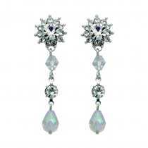 Cercei cu cristale Swarovski "Sleek and Chic"