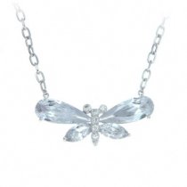 Colier fluturas placat cu aur 14K