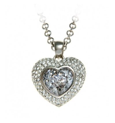 Colier cu Swarovski Diamond Heart - PARURE Milano