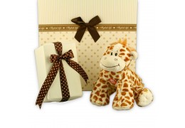 Little Friends - Lily girafa de plus si ambalaj de lux pentru cadoul tau