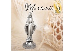 Statuete argintate - oferta de 10 marturii de nunta