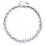 Colier rodiat, decorat cu cristale Swarovski albe