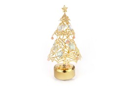 Bradut cu cristale Swarovski pe cutie muzicala