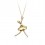Sweet Ballerina - Colier placat cu aur si decorat cu cristale austriece