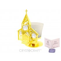 Candela - Biserica placata cu aur 24k si cristale Swarovski