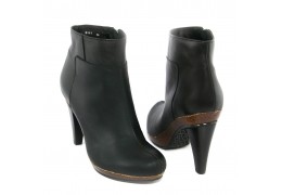Ghete din piele naturala neagra Dr Scholl