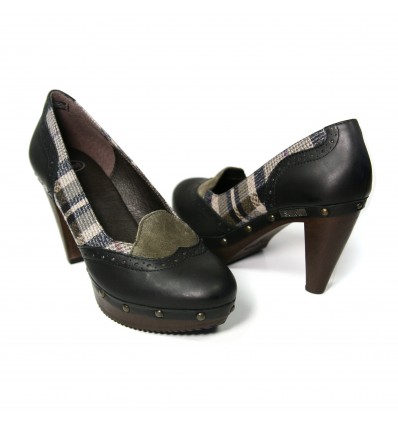 Pantofi din piele neagra de caprioara Dr Scholl