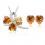 Glossy Dreams - Set de colier si cercei decorat cu cristale austriece