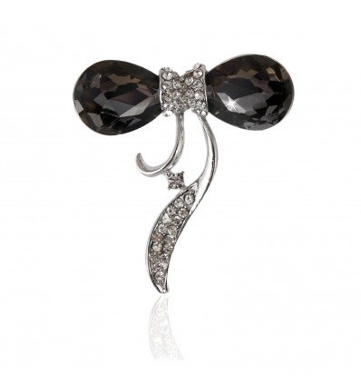 Crystal Bow - Brosa cu cristale