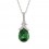 Green Drop - colier cu cristale Swarovski
