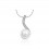 Silver Pearl - colier cu perla si cristale