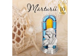 Statuete argintate - oferta de 10 marturii de botez