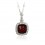 Colier cu cristale Swarovski - PARURE Milano "Burgundy