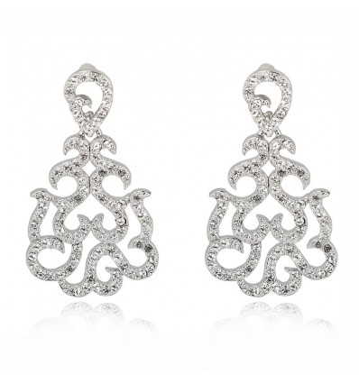 Cercei candelabru - cercei cu cristale Swarovski - PARURE Milano