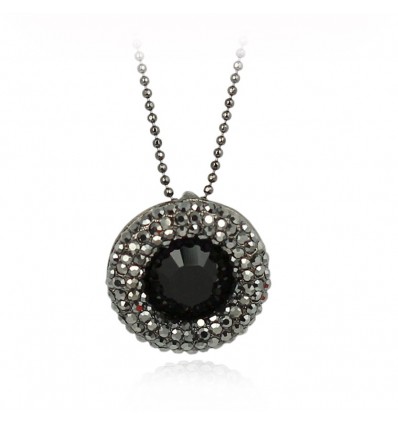 Colier cu cristale negre Swarovski PARURE Milano