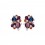Cercei cu cristale Swarovski multicolore PARURE Milano