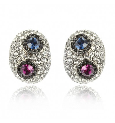 Cercei cu cristale Swarovski PARURE Milano Mystic Duo