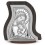 Icoana pe foita de argint cu Maica Domnului si Pruncul (10 x 9 cm)