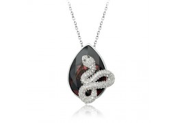 "White snake" - Colier cu cristale Swarovski