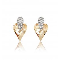 Lovely  - Cercei cu cristale austriece topaz