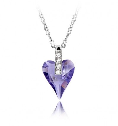 Lovely  - Colier cu cristale austriece violet