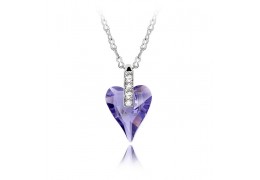 Lovely  - Colier cu cristale austriece violet