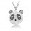 Panda - Colier cu cristale Swarovski