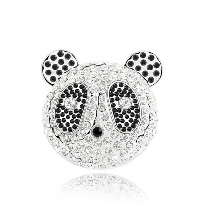 "Panda" - Brosa cu cristale Swarovski