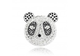 "Panda" - Brosa cu cristale Swarovski