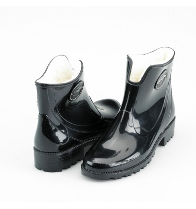 Ghete cauciuc (PVC) negre - Scholl