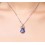 Jingle Bell Amber - colier placat cu platina decorat cu cristale Swarovski