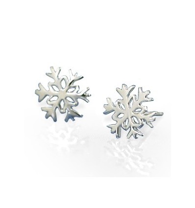Snowflakes - cercei din argint