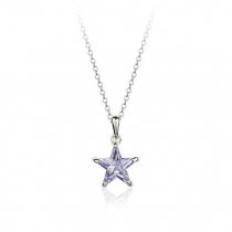 Colier Crystal Shining Star - Violet