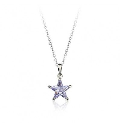 Colier Crystal Shining Star - Violet