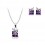 Luxury Gifts - Set colier si cercei cu cristale Swarovski