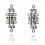 Cercei cu cristale Swarovski PARURE Milano