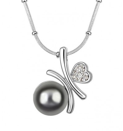 Love Pearl - Colier cu perla si cristale austriece