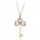 Love Key - Colier cheita cu cristale austriece
