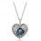 Blue Heart - Colier cu cristale Swarovski