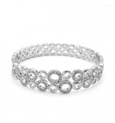 Bratara placata cu aur "Sparkling beauty"