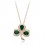 Green Luck - colier cu cristale Swarovski
