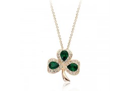 Green Luck - colier cu cristale Swarovski